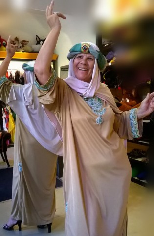 disfraz mujer arabe