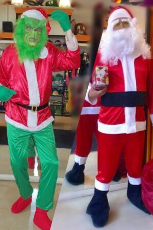 Grinch y Papá Noel