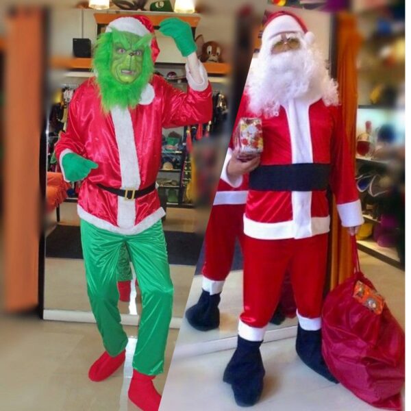 Grinch y Papá Noel